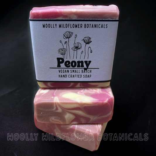 PEONY- organic bar soap