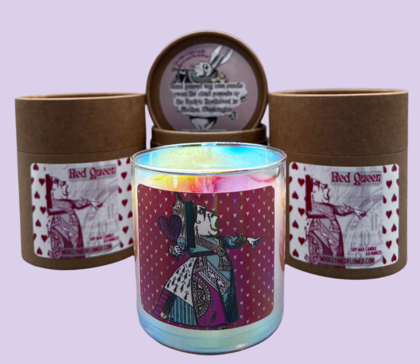 RED QUEEN soy wax candle