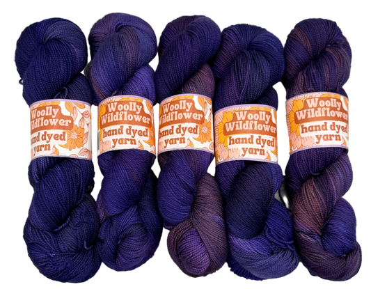 SMASHED BLACKBERRIES sw sock yarn