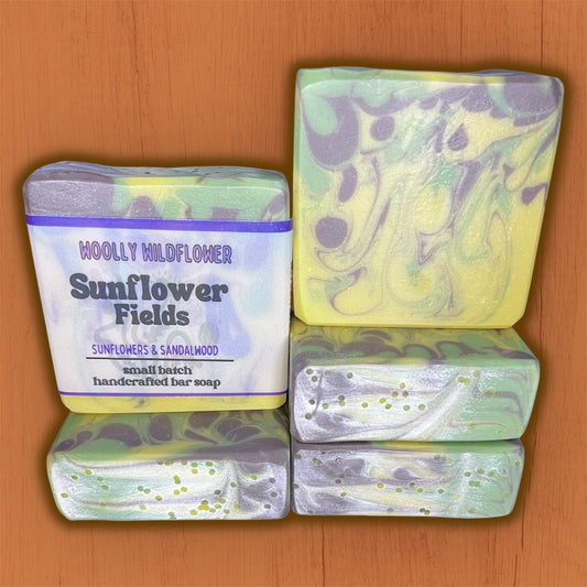 SUNFLOWER FIELDS hemp + shea soap