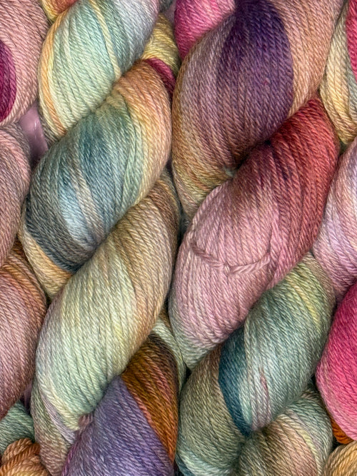 DESERT ROSE organic Merino worsted yarn