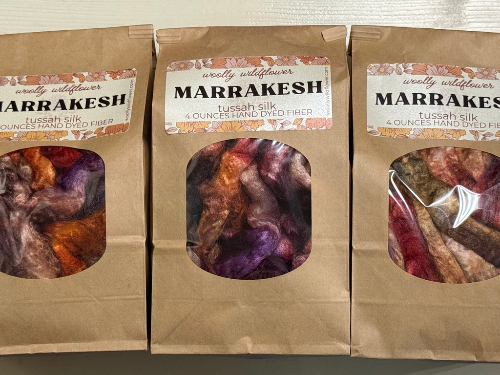 MARRAKESH Tussah silk fiber
