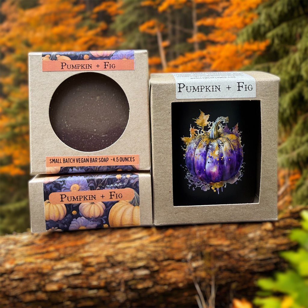 PUMPKIN + FIG vegan bar soap