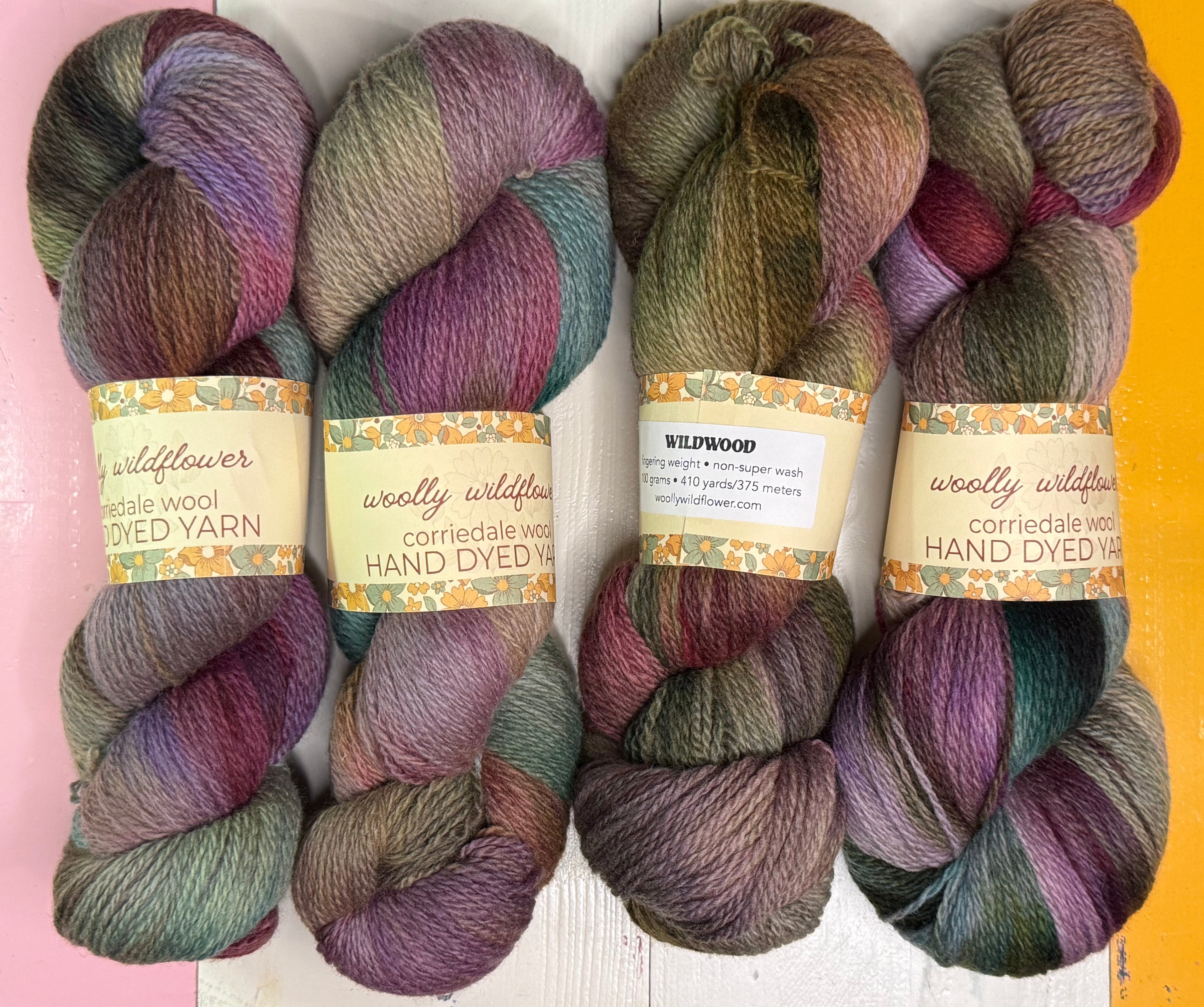 WILDWOOD corriedale fingering yarn