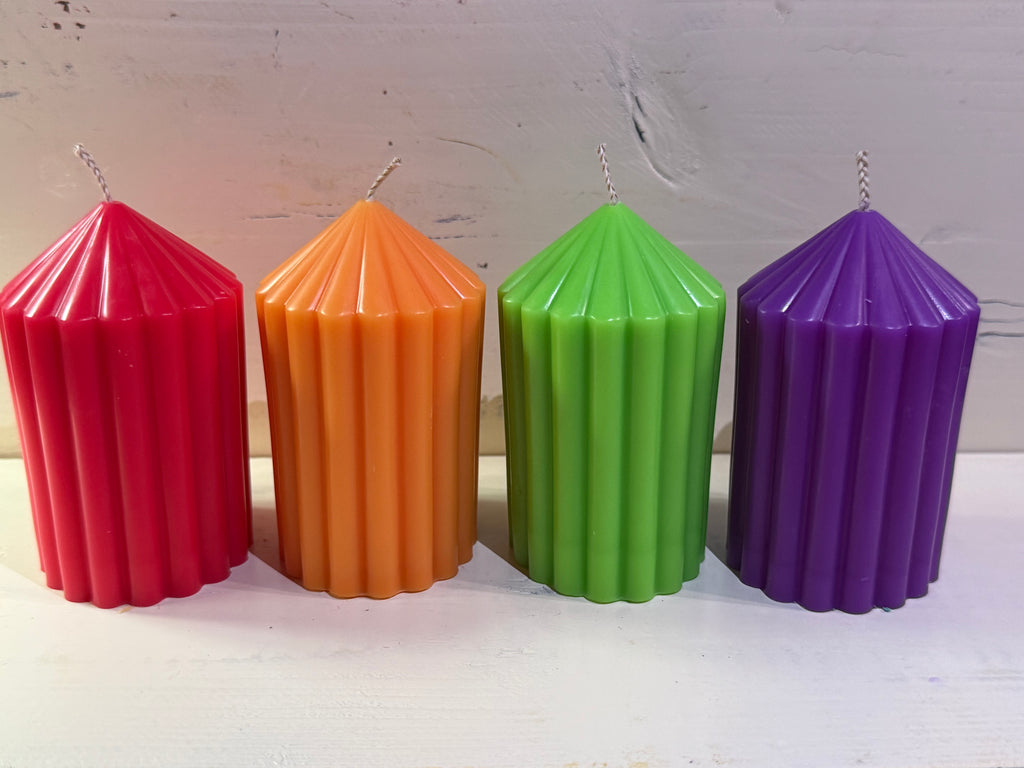 Candles: 4 ounce pillar
