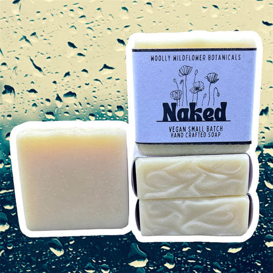 NAKED olive + shea soap