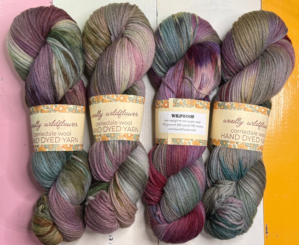 WILDWOOD corriedale aran yarn