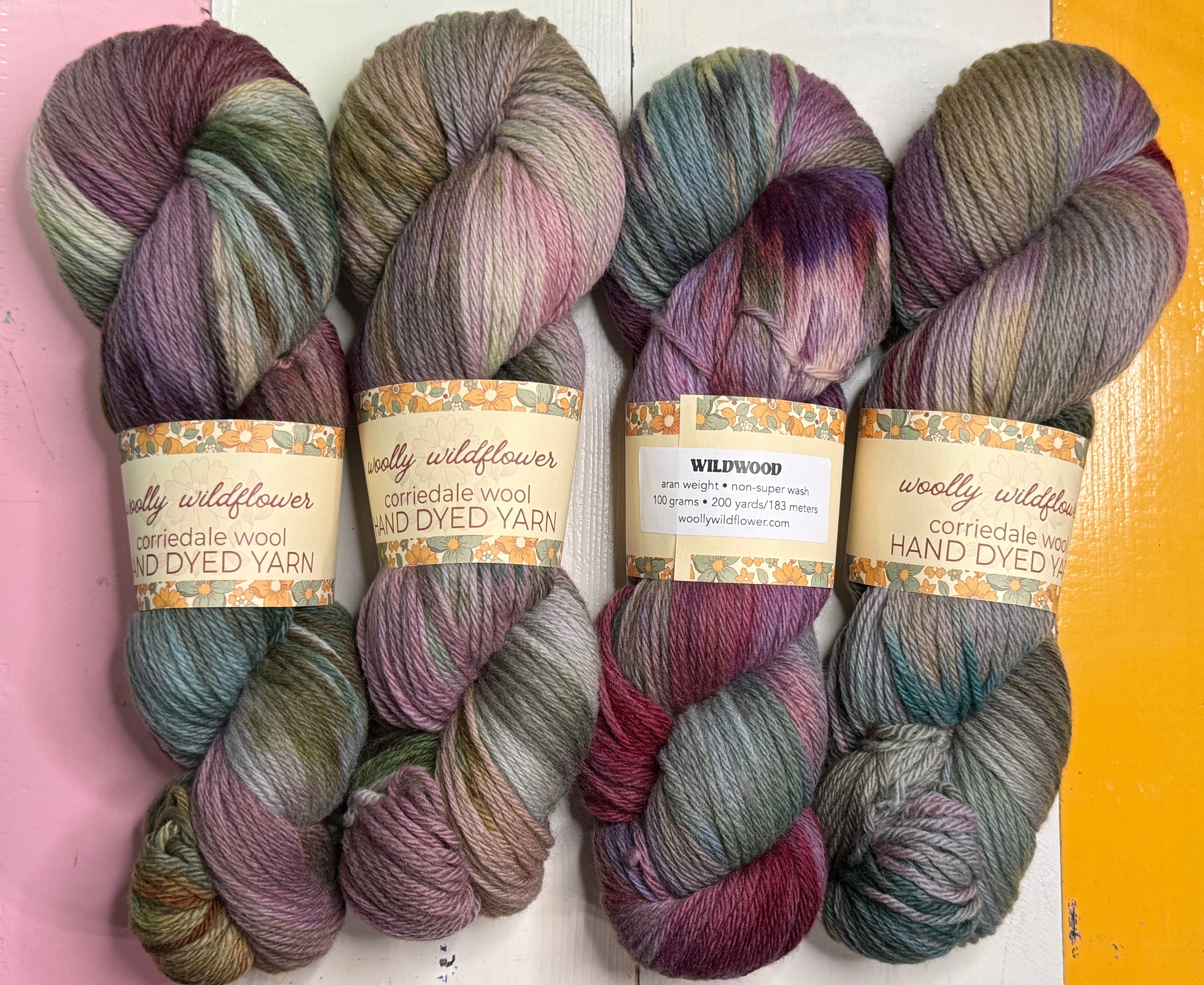 WILDWOOD corriedale aran yarn