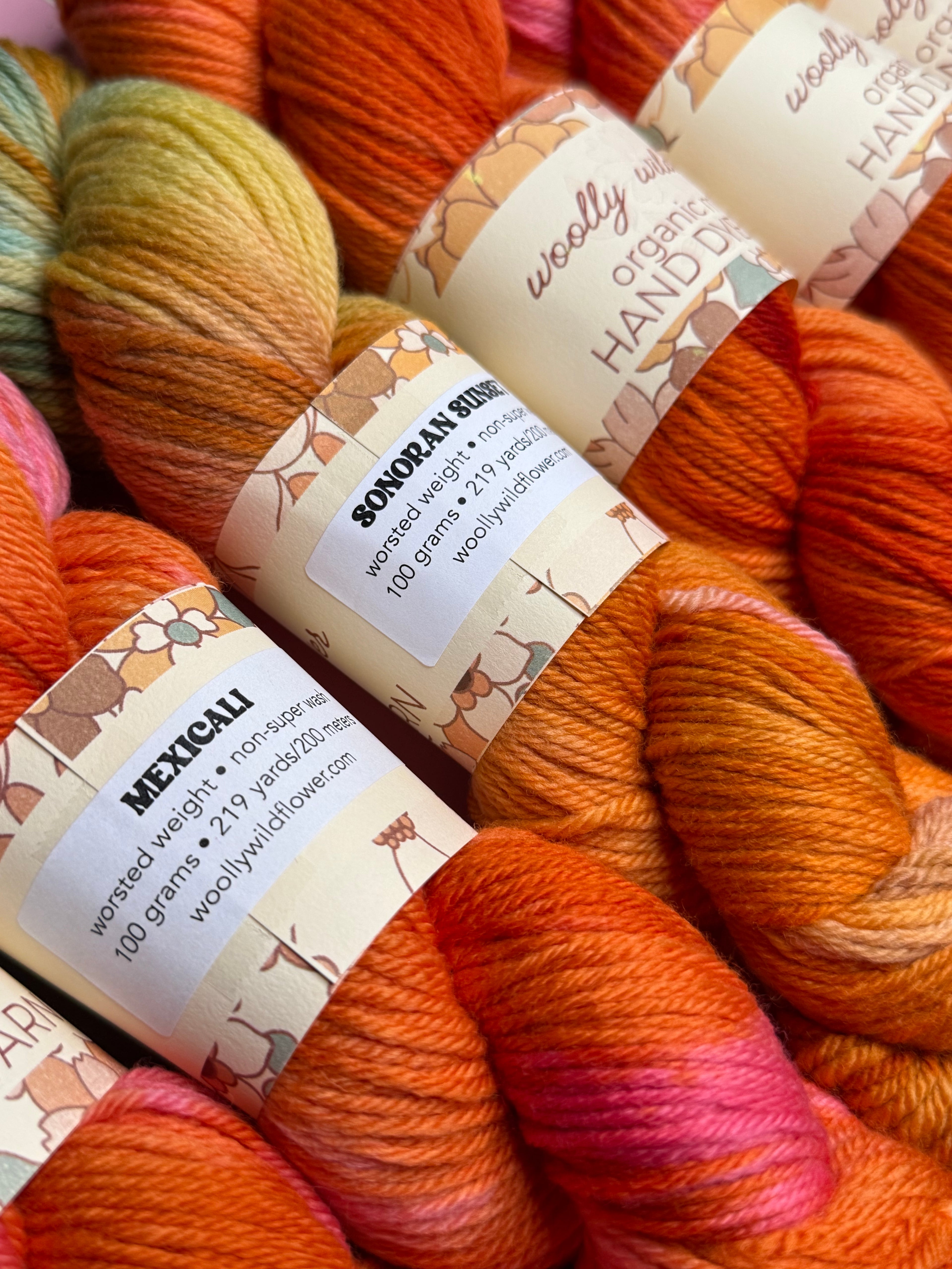 MEXICALI organic Merino worsted yarn
