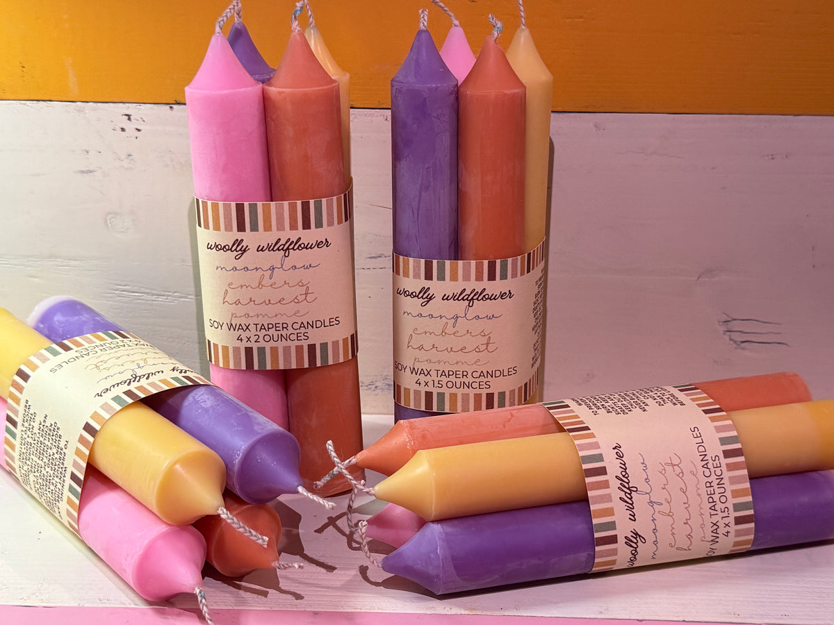 Candles: 4 taper set