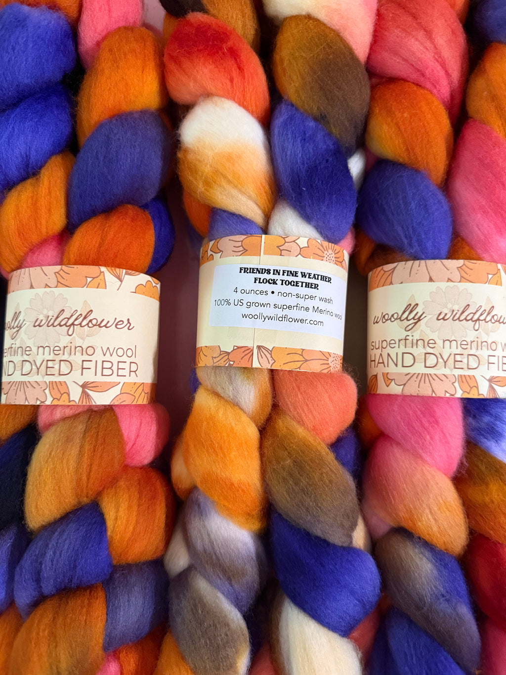 FRIENDS IN FINE WEATHER FLOCK TOGETHER superfine Merino