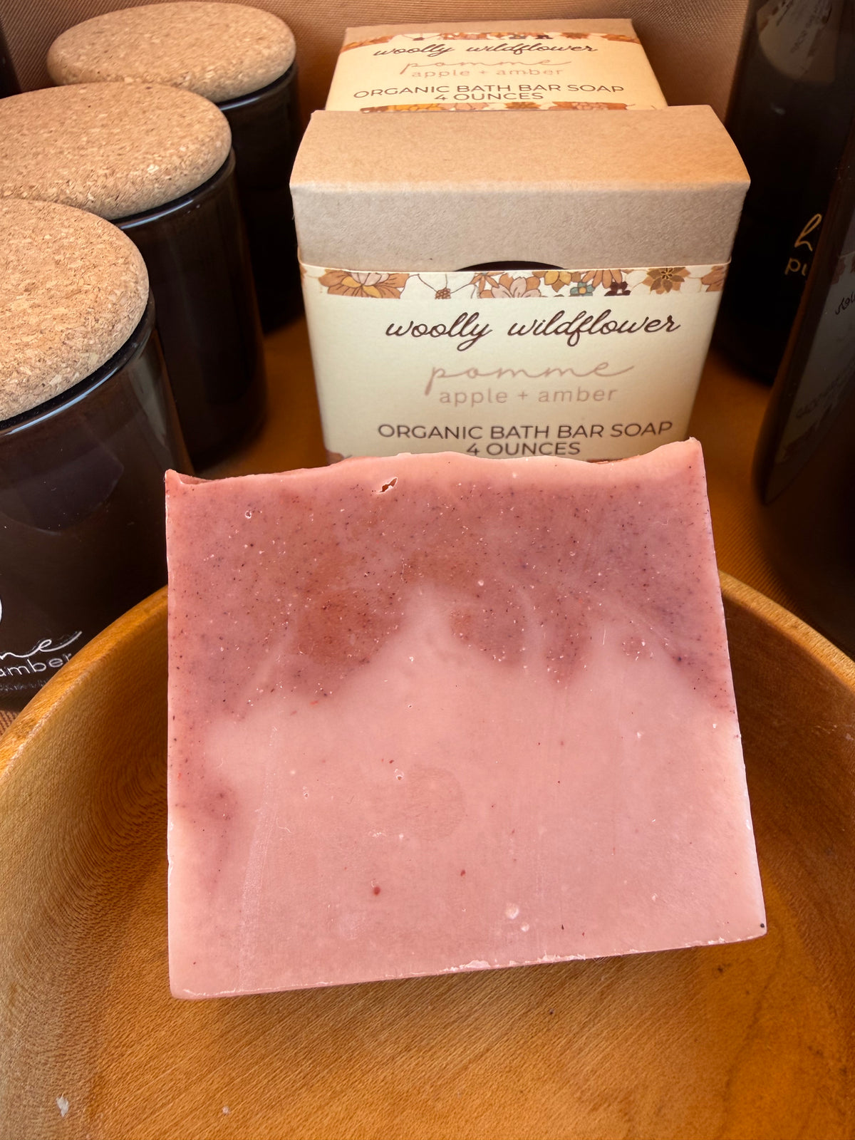 POMME organic bath bar soap