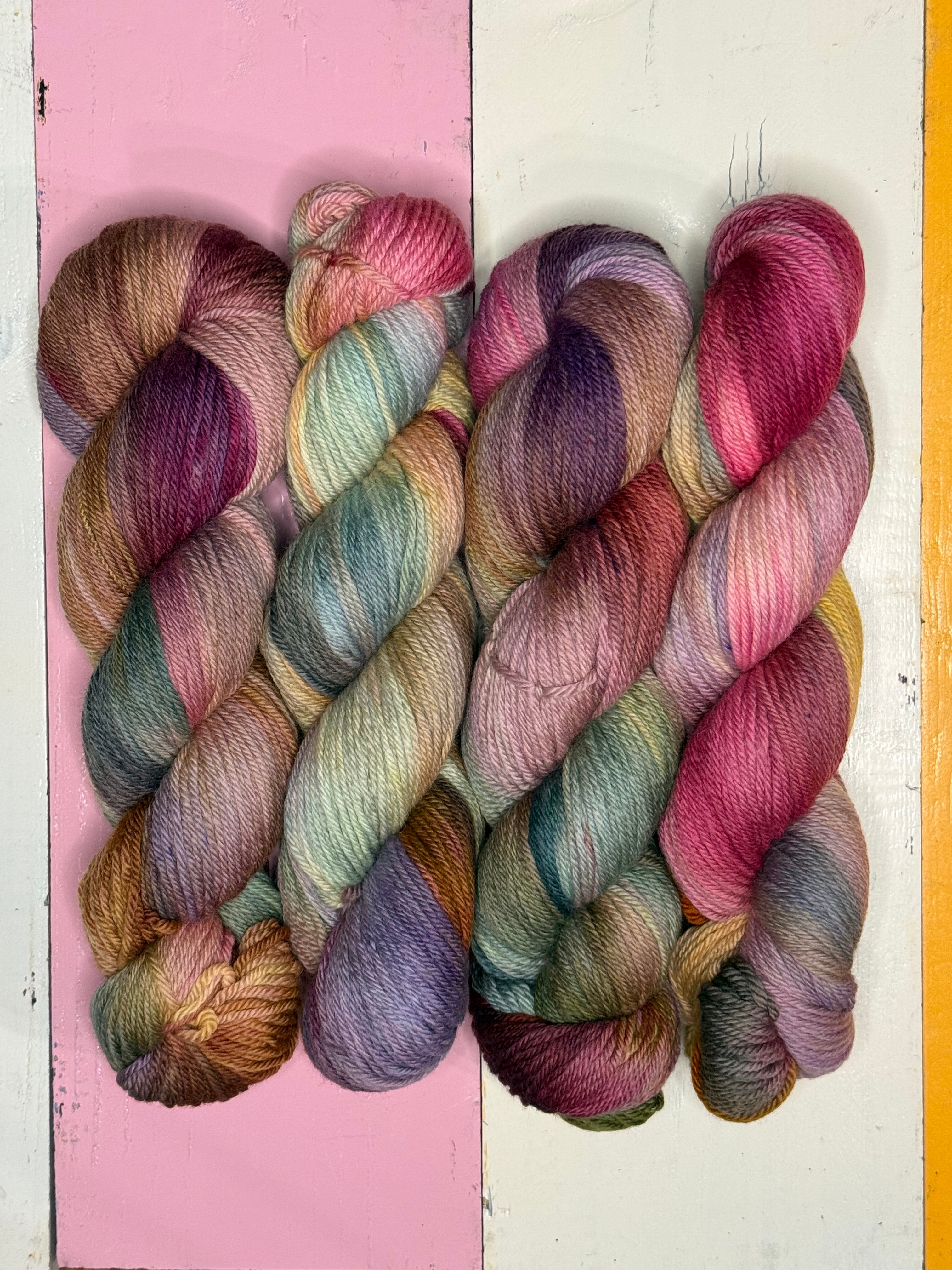 DESERT ROSE organic Merino worsted yarn