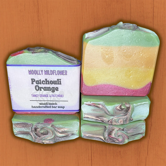 PATCHOULI ORANGE hemp + shea soap