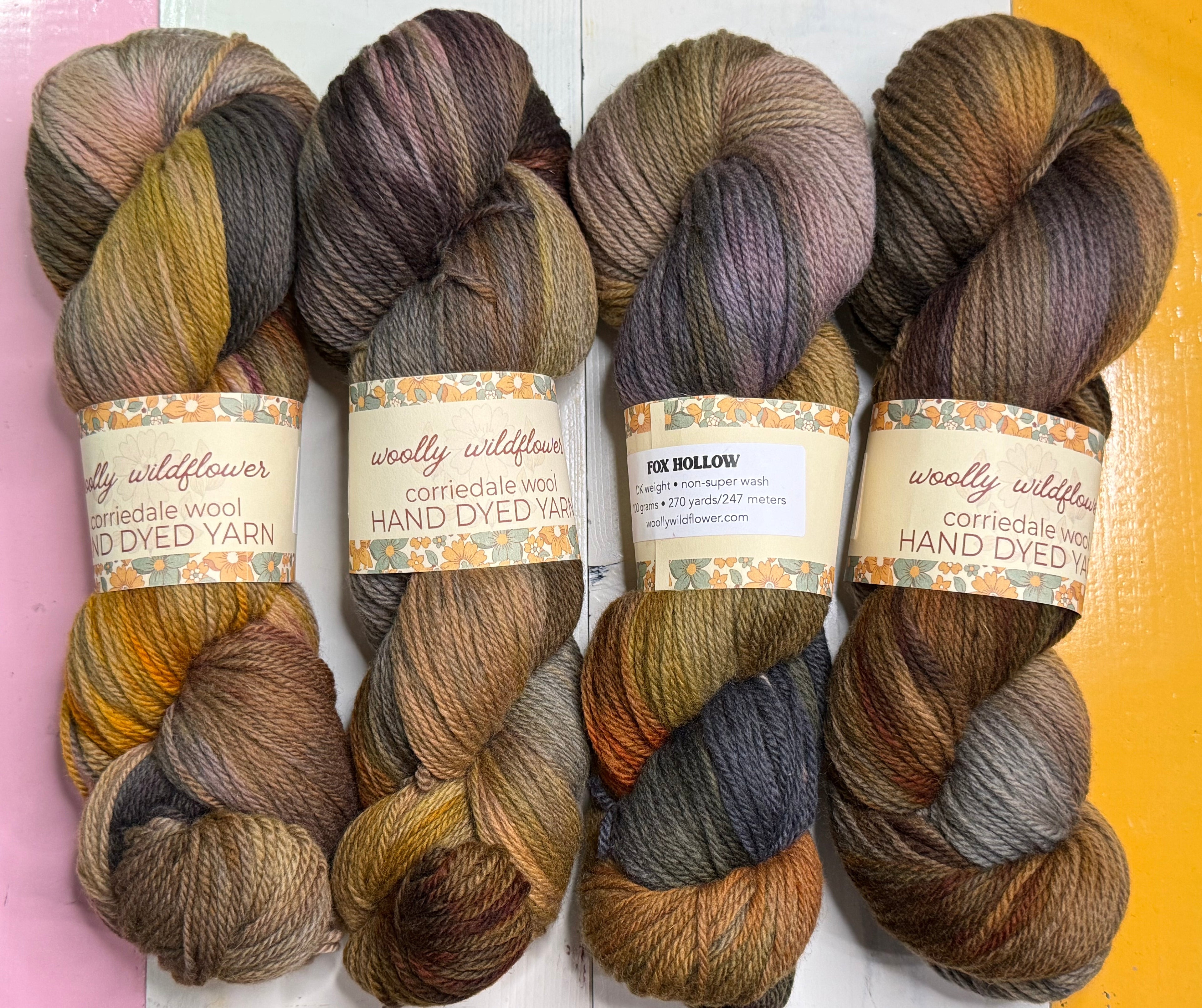 FOX HOLLOW corriedale DK yarn