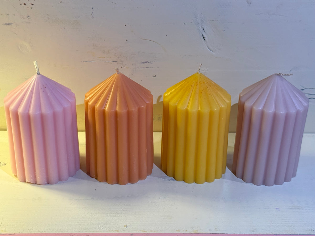 Candles: 4 ounce pillar