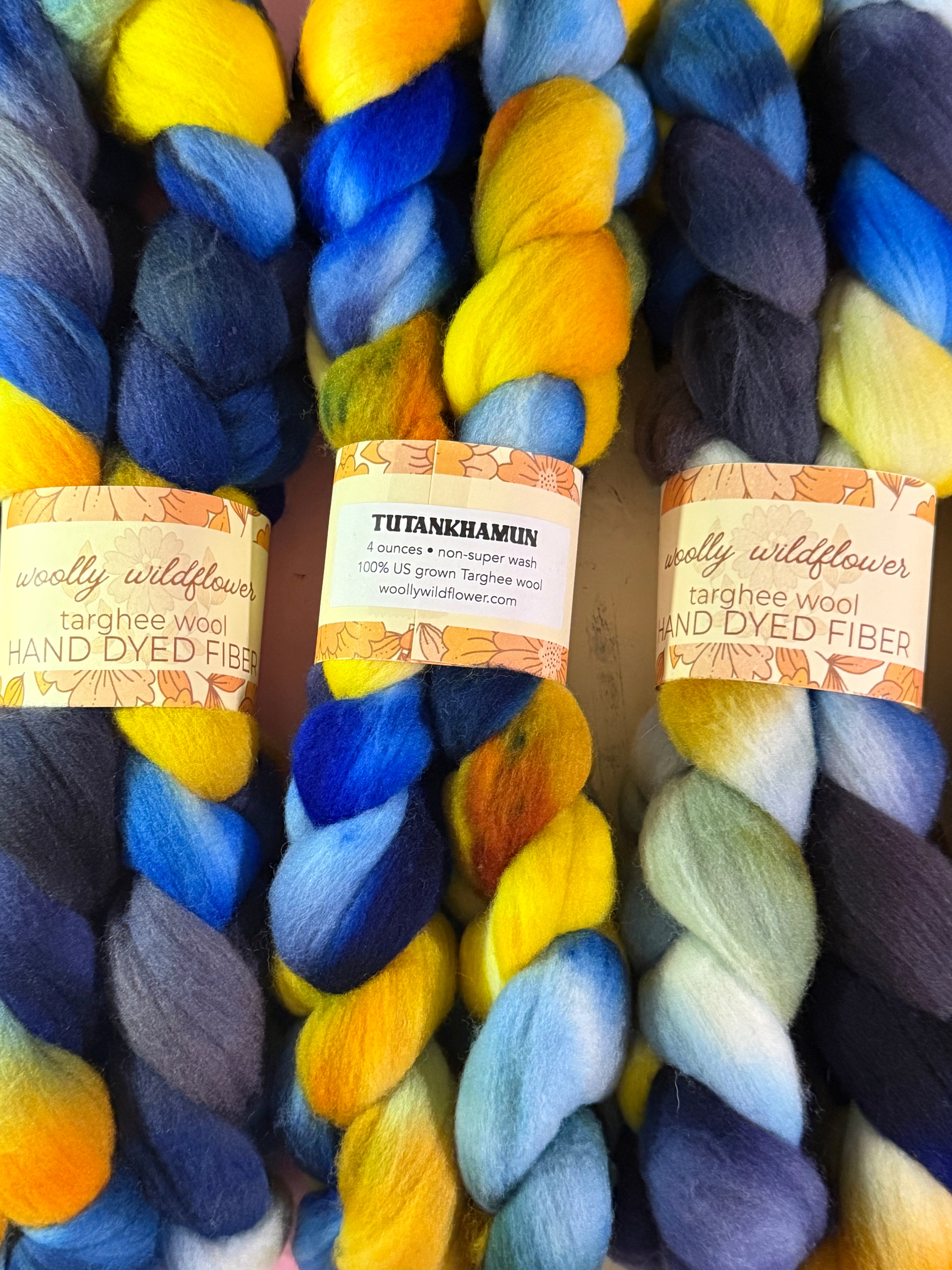TUTANKHAMUN Targhee fiber