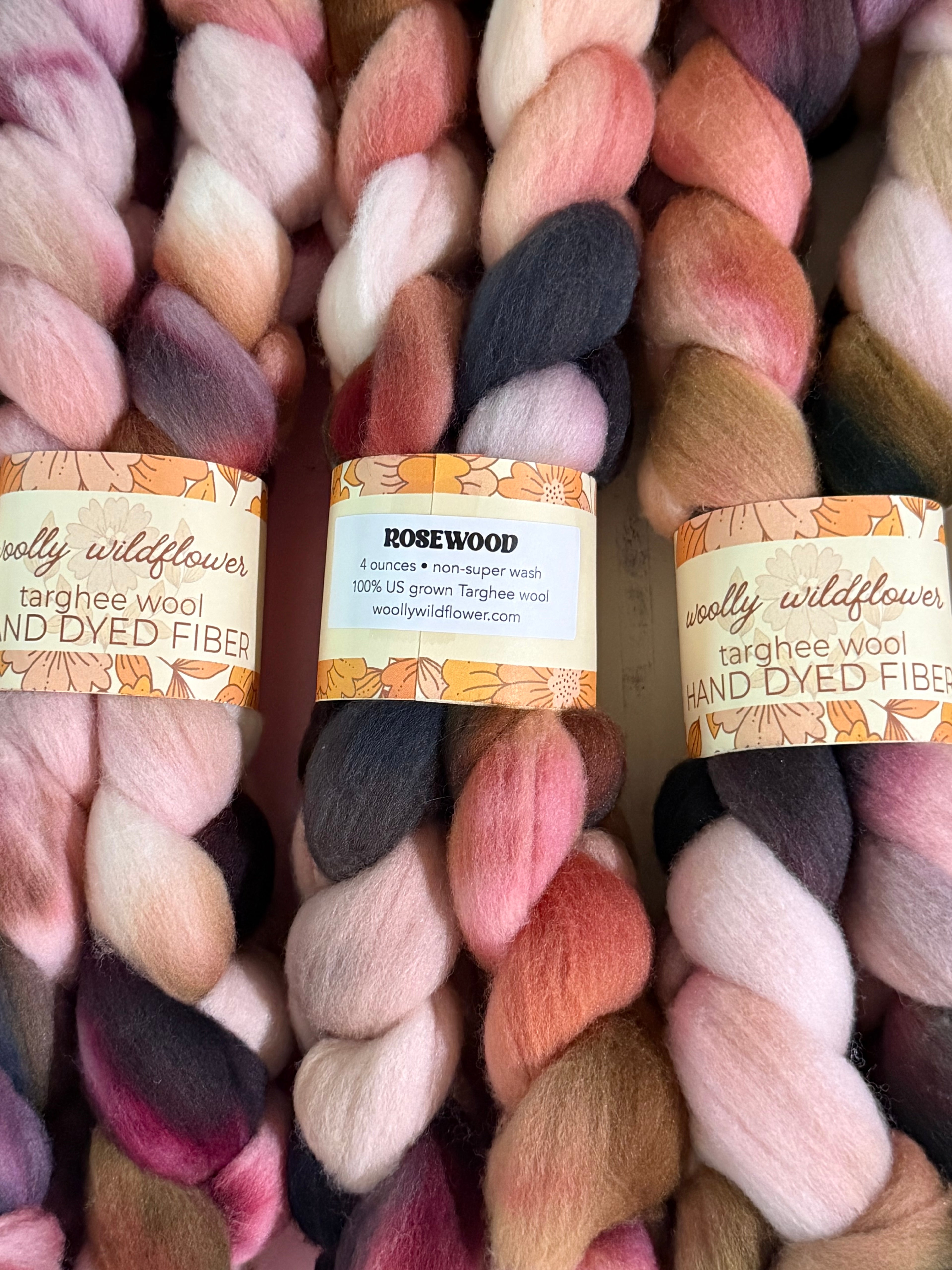 ROSEWOOD Targhee fiber