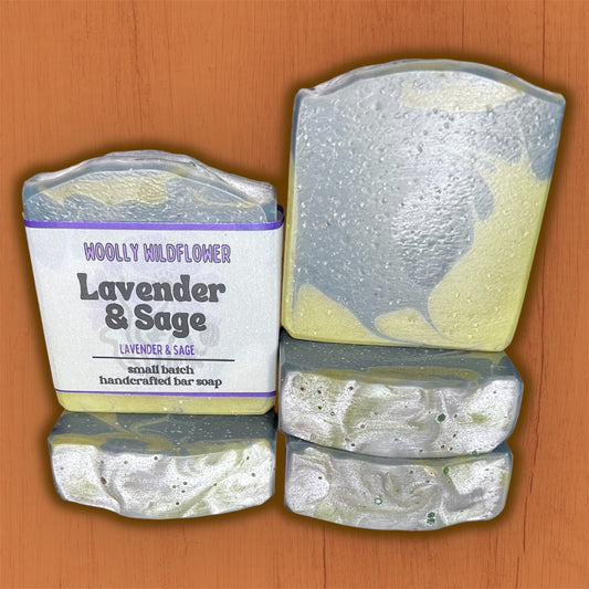 LAVENDER SAGE hemp + shea soap