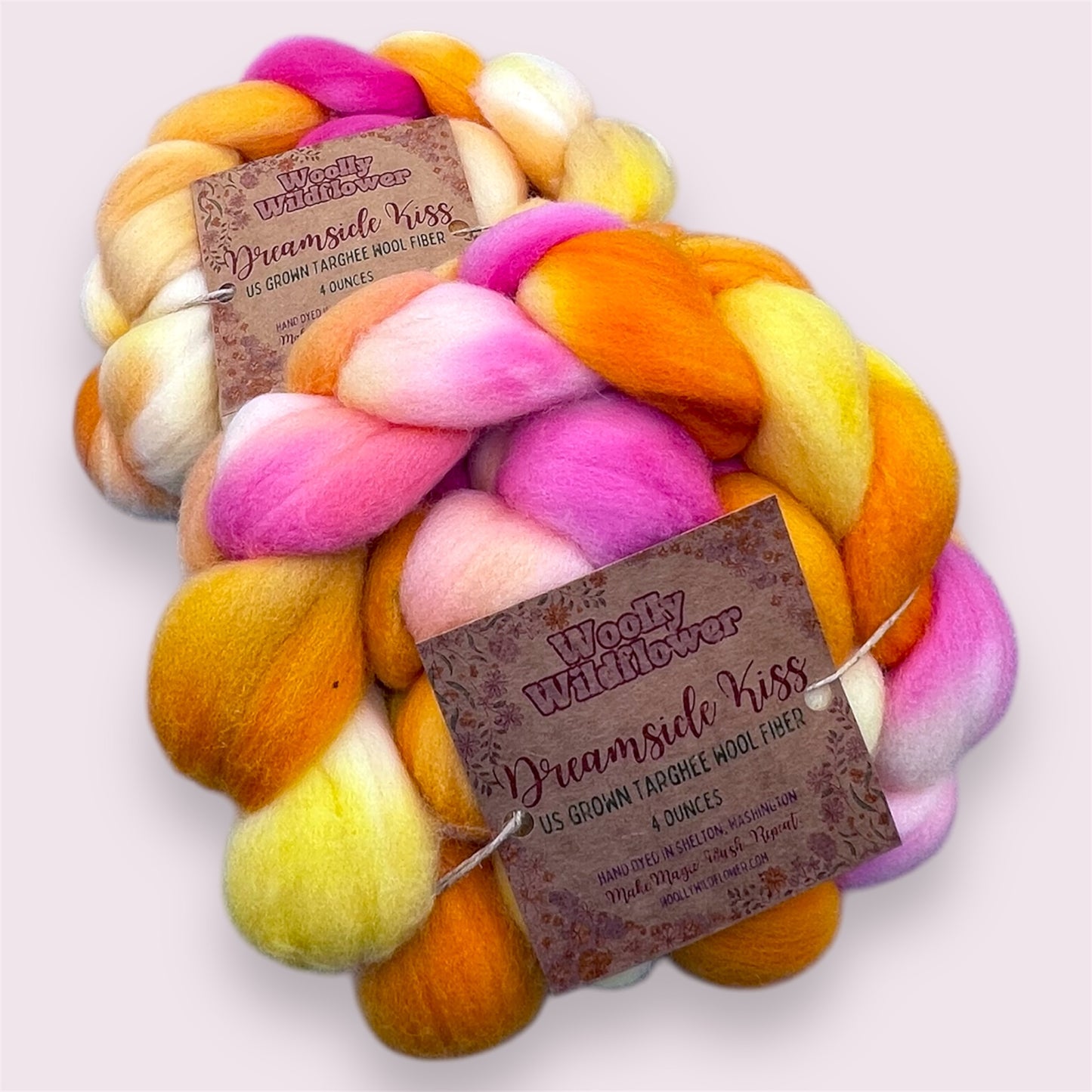 DREAMSICLE KISS Targhee fiber