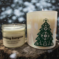 SPARKLING EVERGREEN soy wax candle