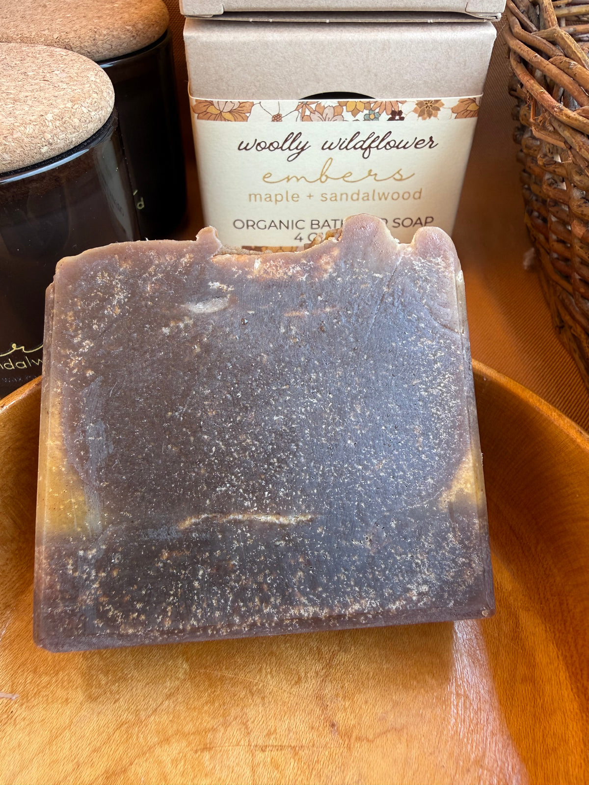 EMBERS organic bath bar soap