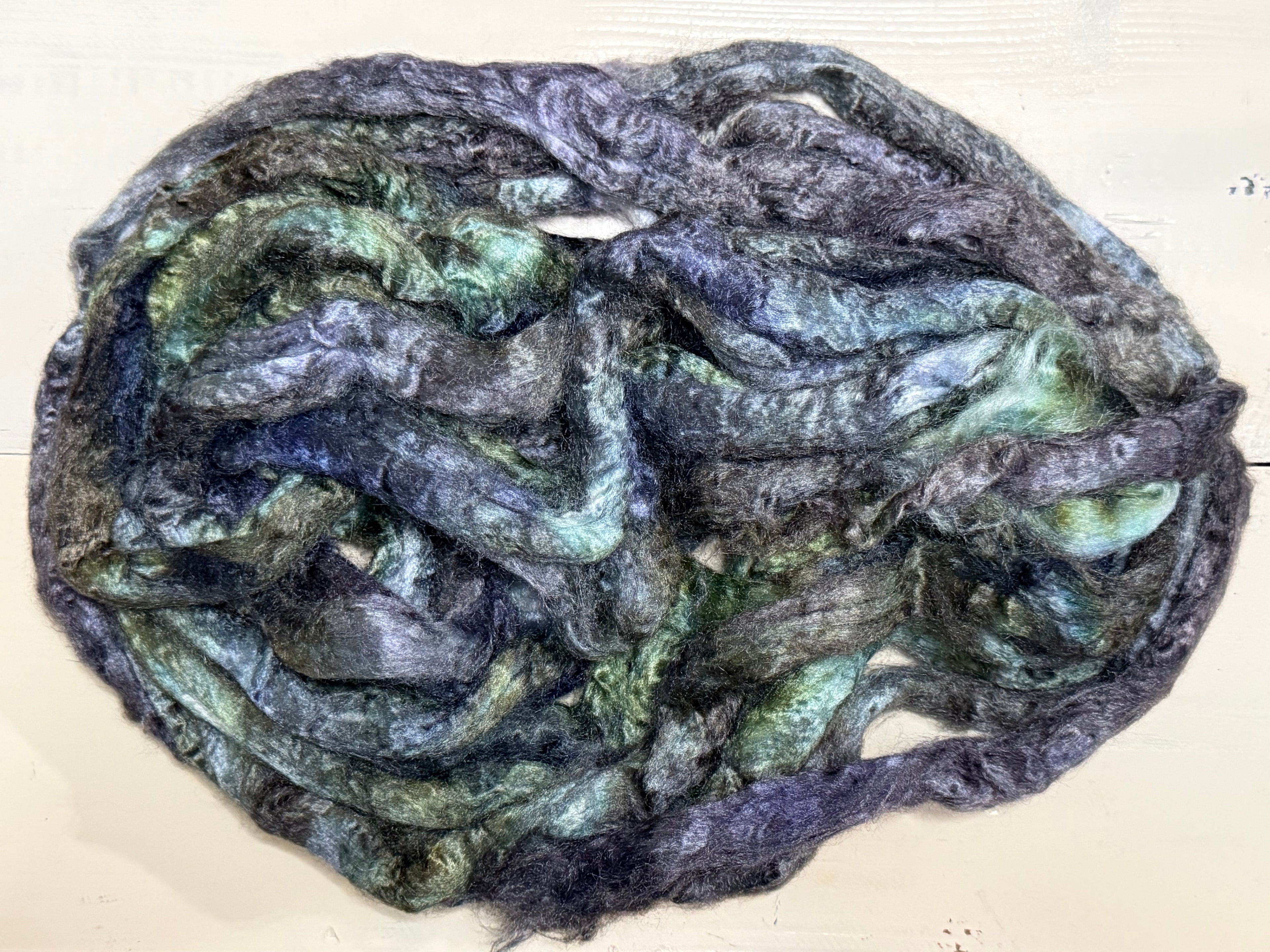 INTO THE DEEP Tussah silk fiber