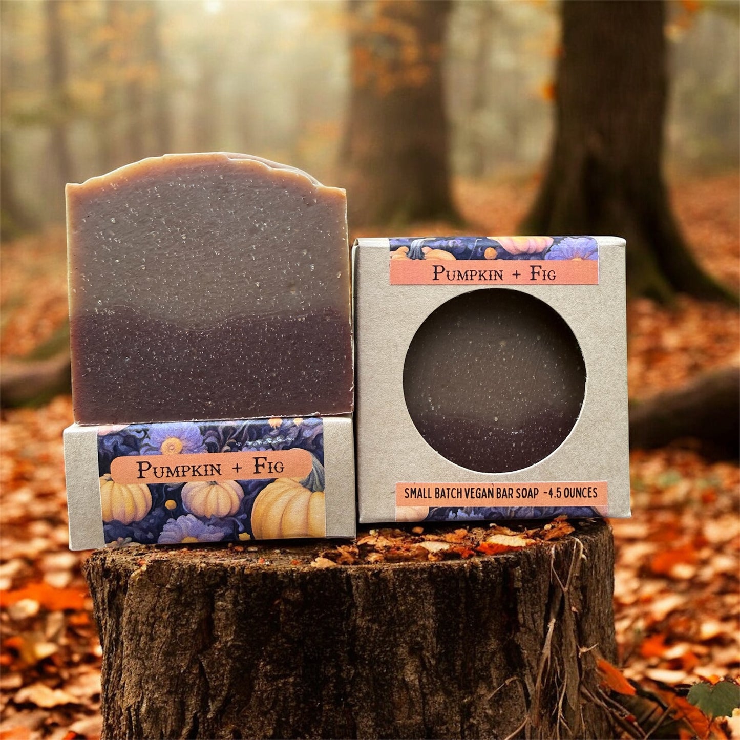 PUMPKIN + FIG vegan bar soap