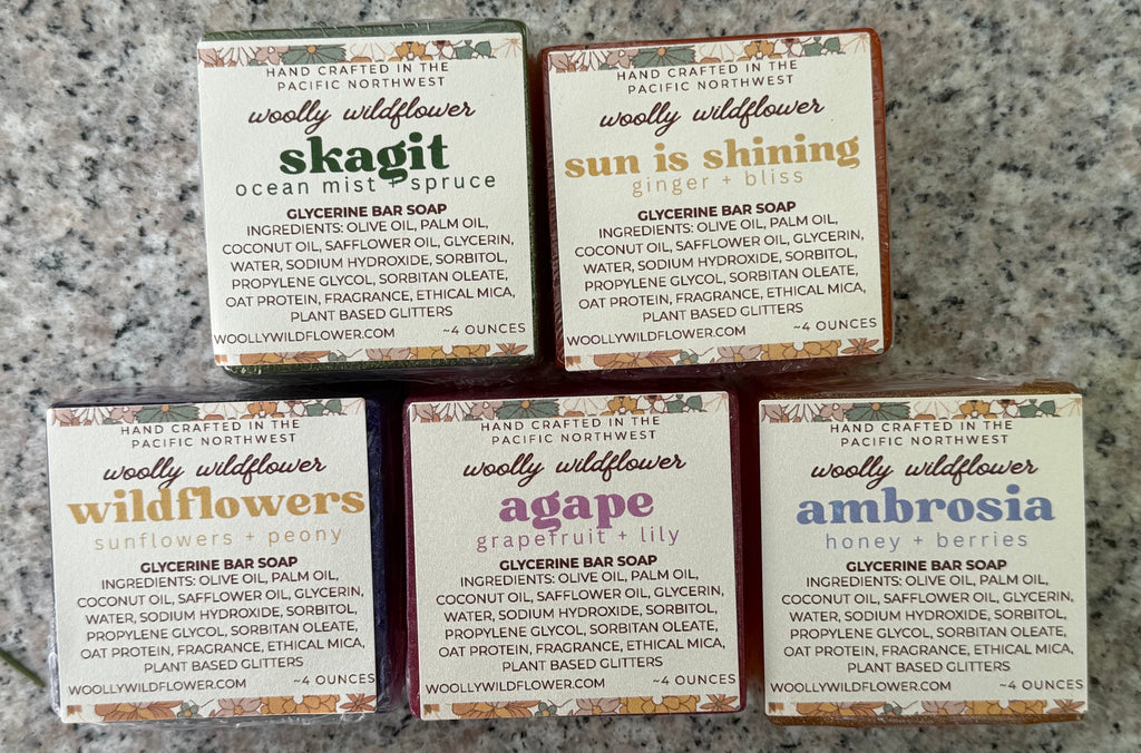 Sparkle soaps