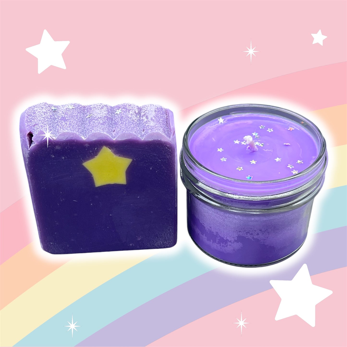 STARDUST vegan soap/candle