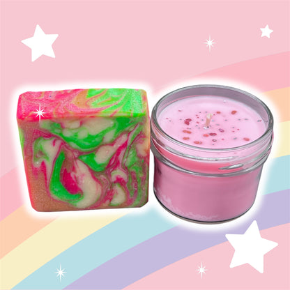 BERRY LIME CANDY vegan soap/candle