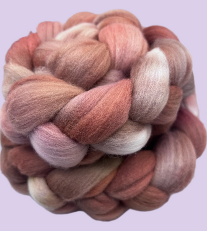 hand dyed fiber by Woolly Wildflower