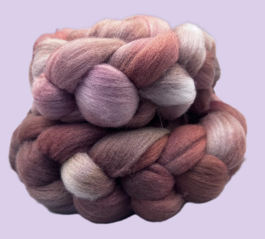 hand dyed fiber by Woolly Wildflower