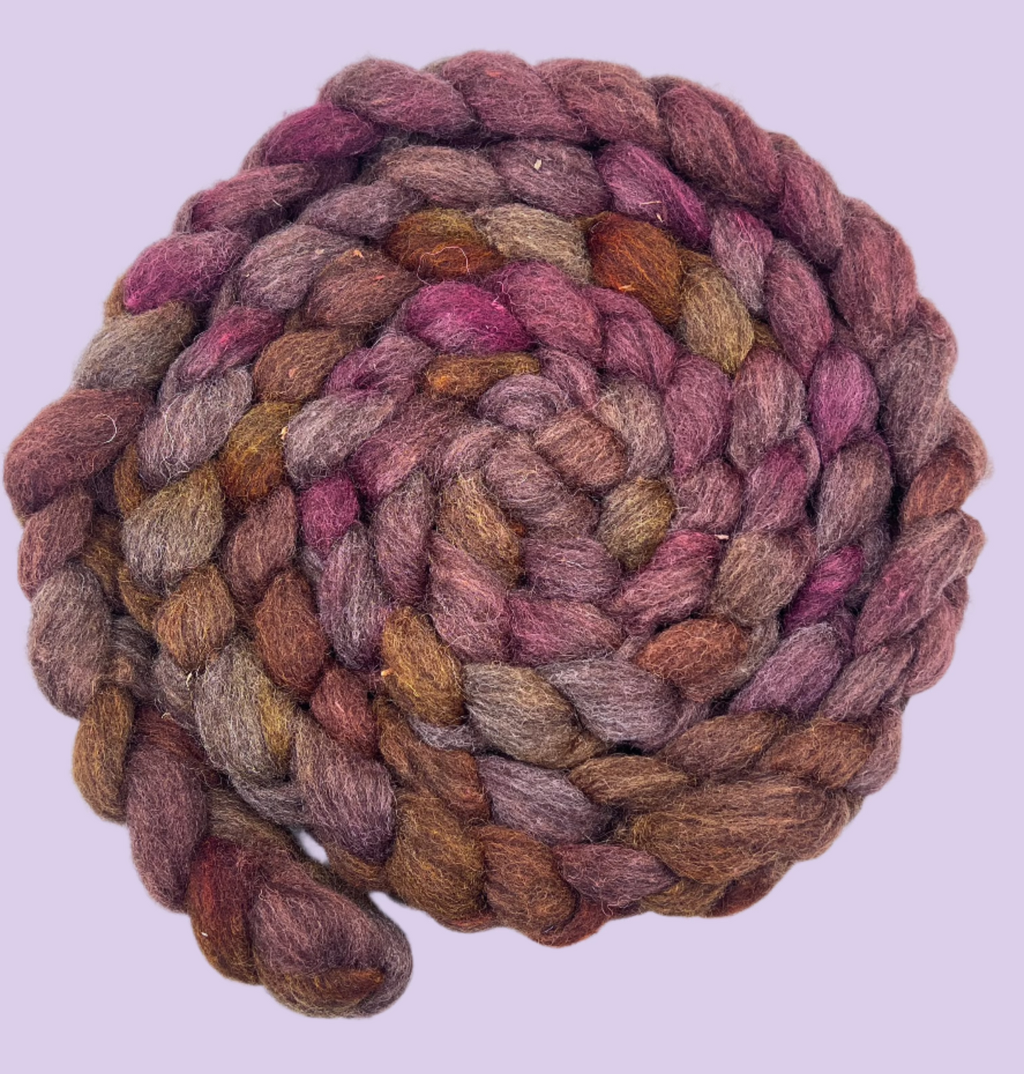 hand dyed fiber by Woolly Wildflower