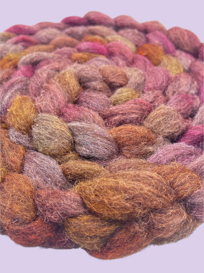 hand dyed fiber by Woolly Wildflower