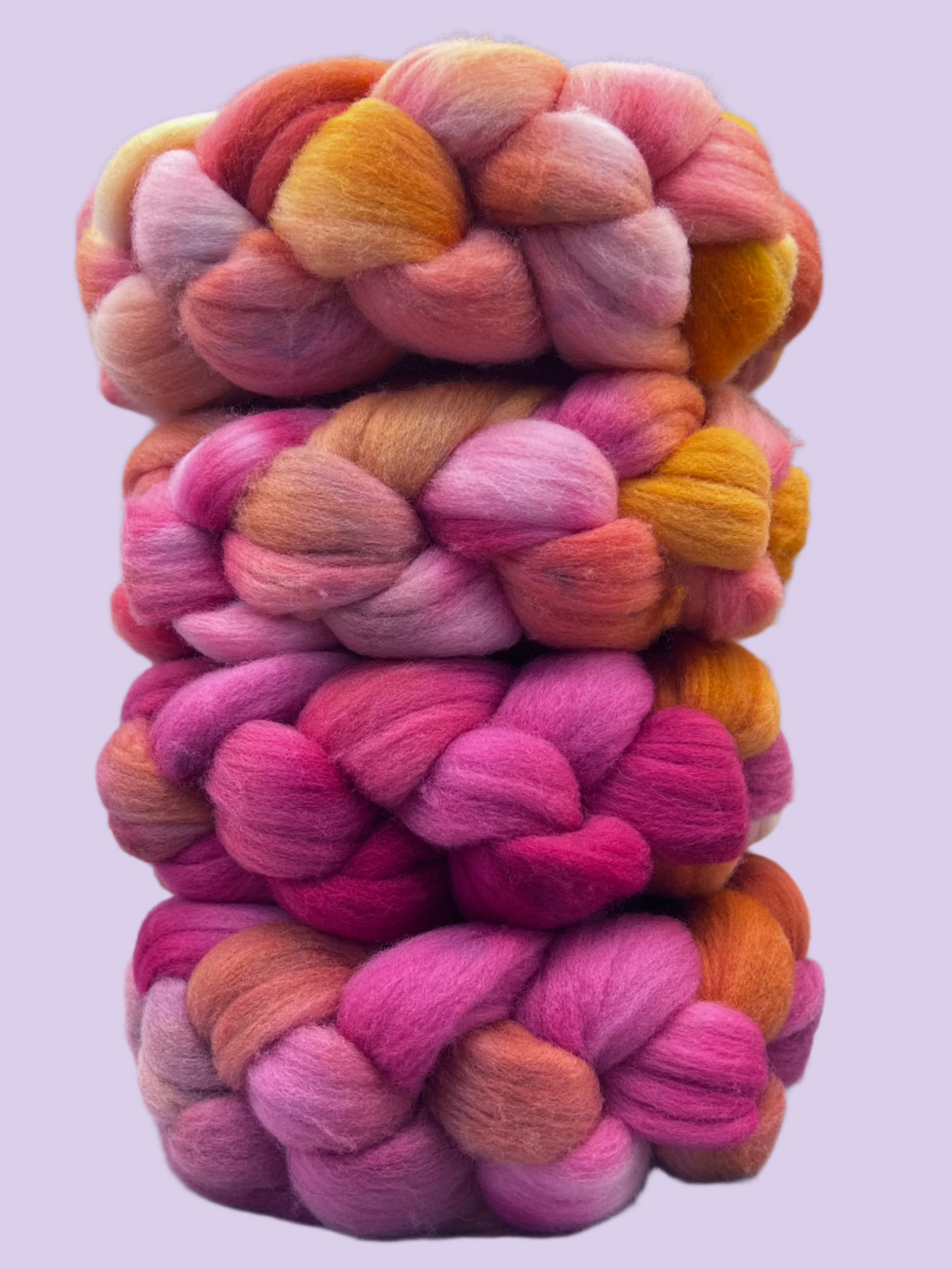 hand dyed fiber by Woolly Wildflower