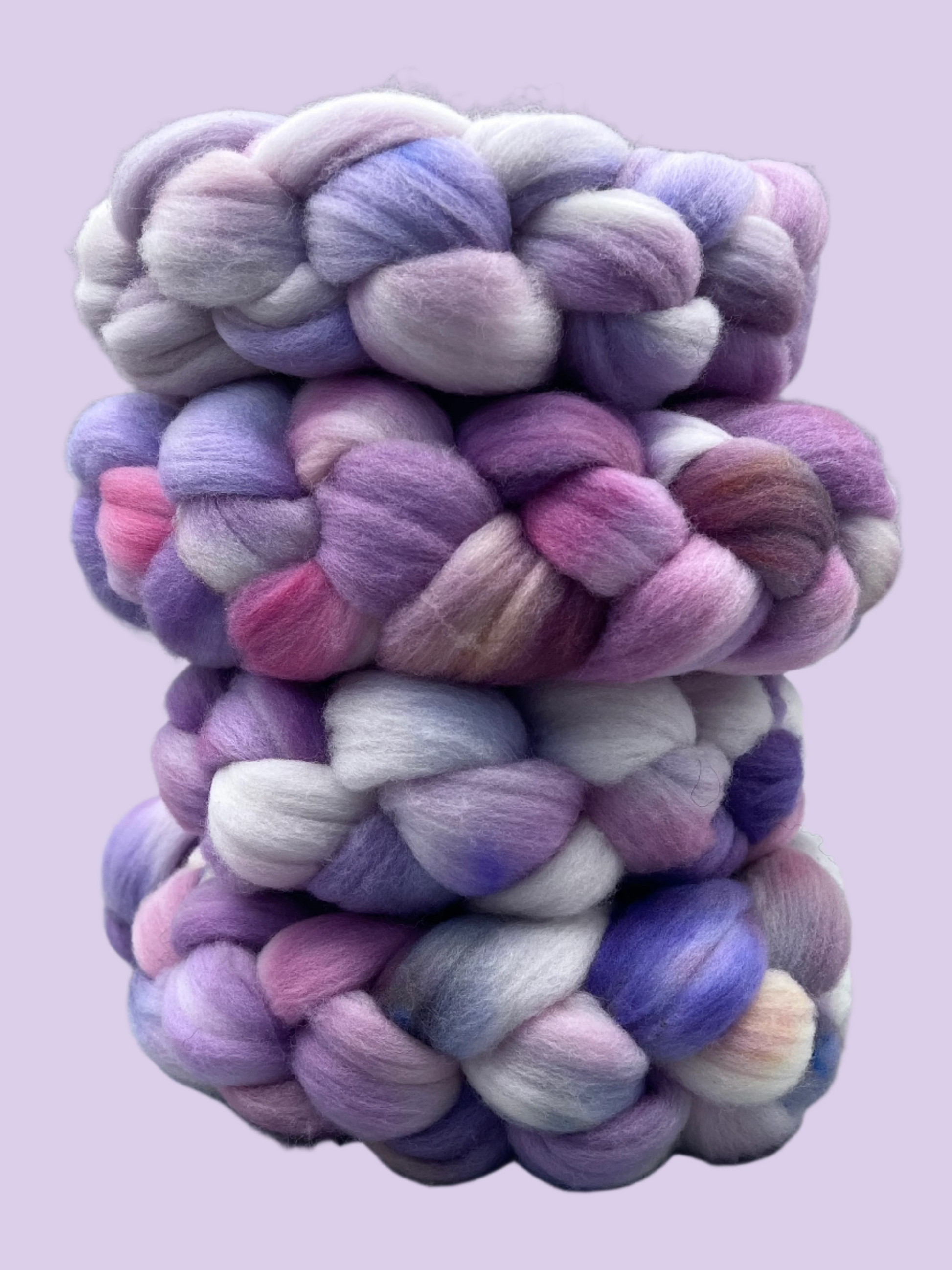 hand dyed fiber by Woolly Wildflower