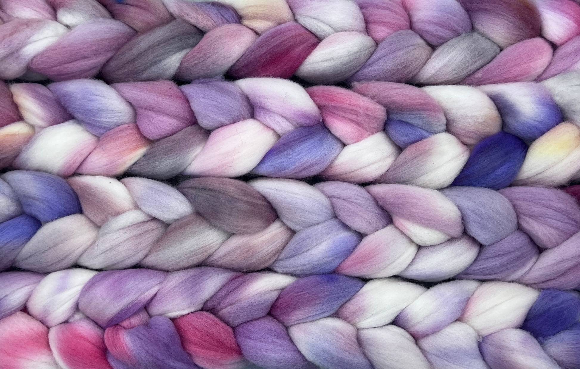 hand dyed fibers by Woolly Wildflower