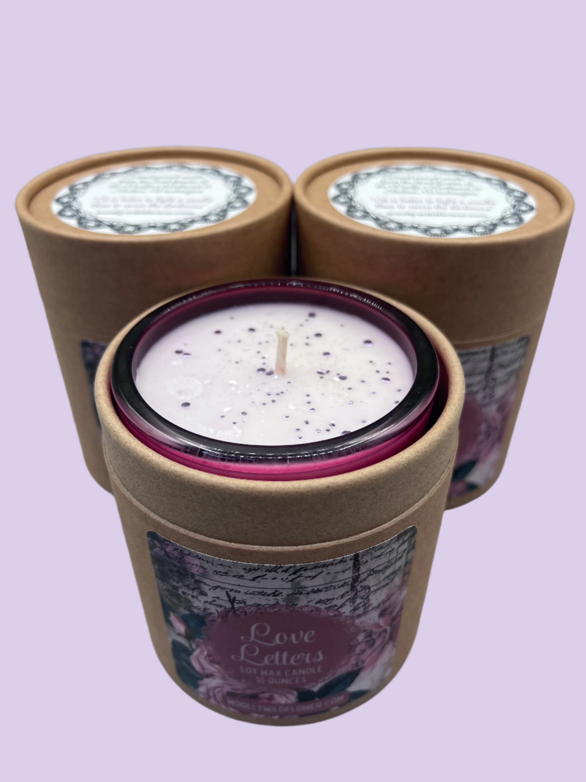 hand poured candles by Woolly Wildflower