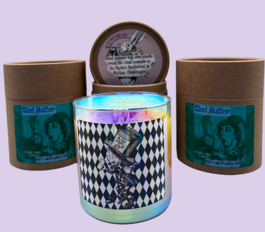 MAD HATTER soy wax candle