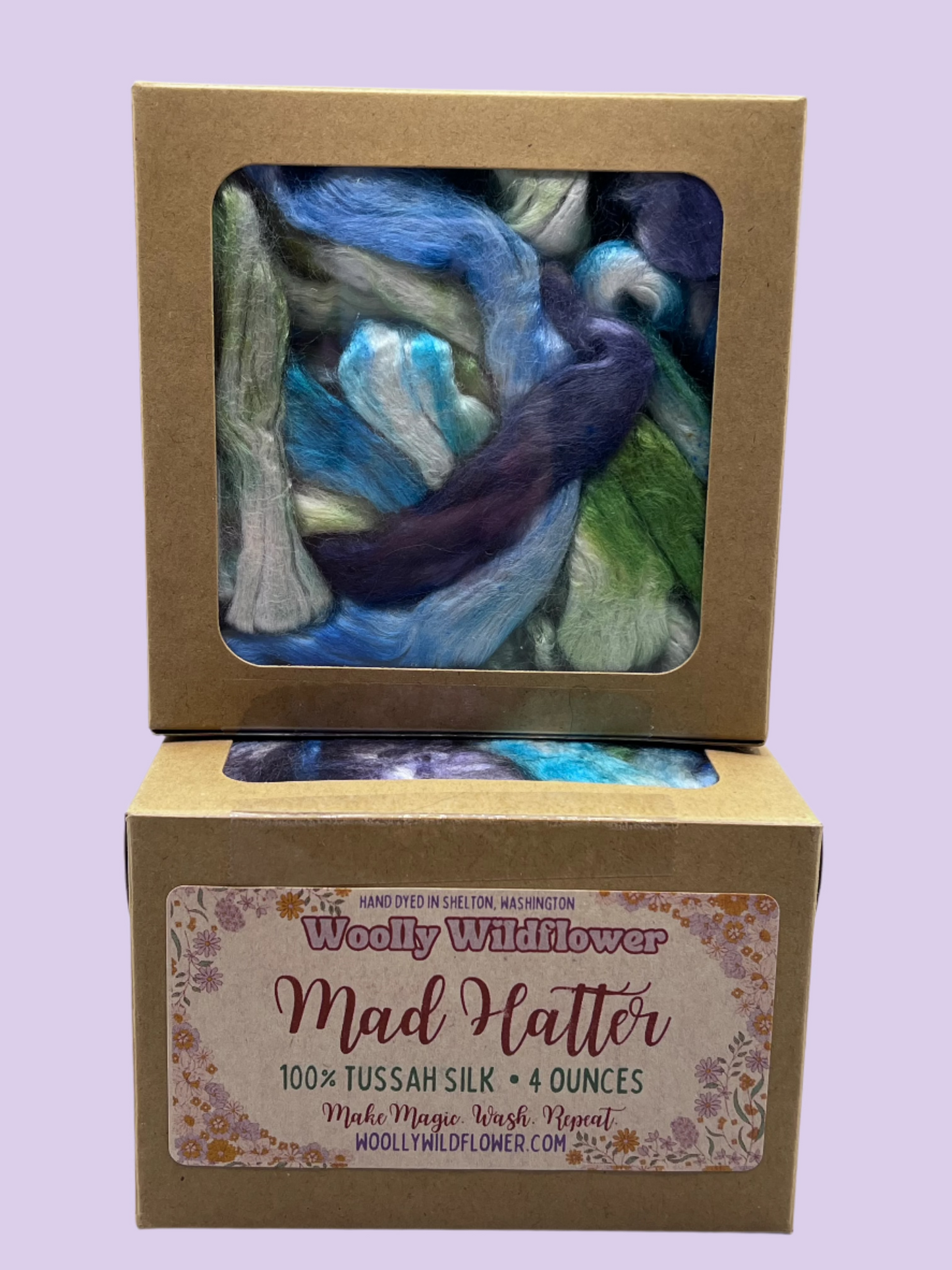 MAD HATTER Tussah silk fiber