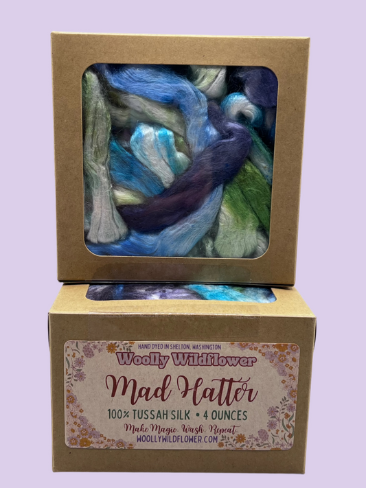 MAD HATTER Tussah silk fiber