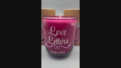 LOVE LETTERS soy wax candle