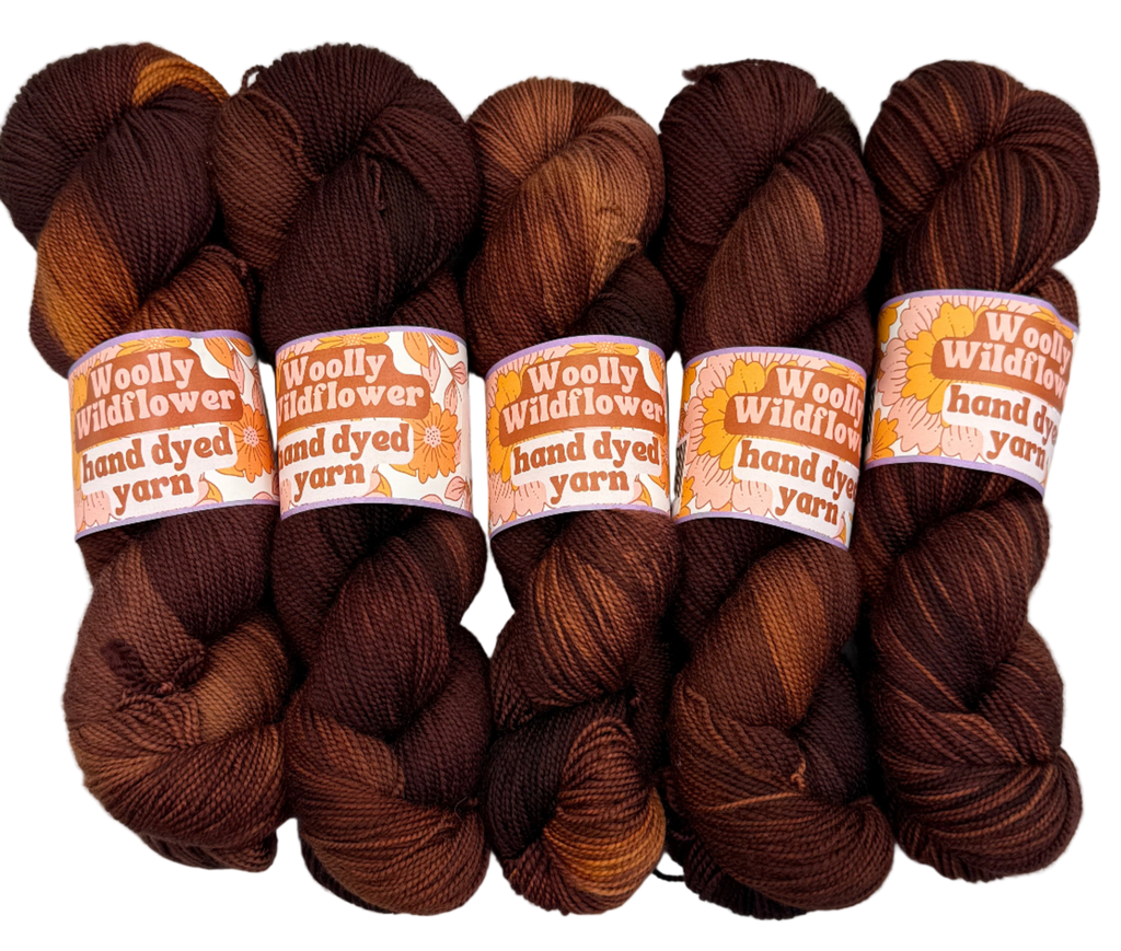 QUAD SHOT MOCHA LATTE sw sock yarn