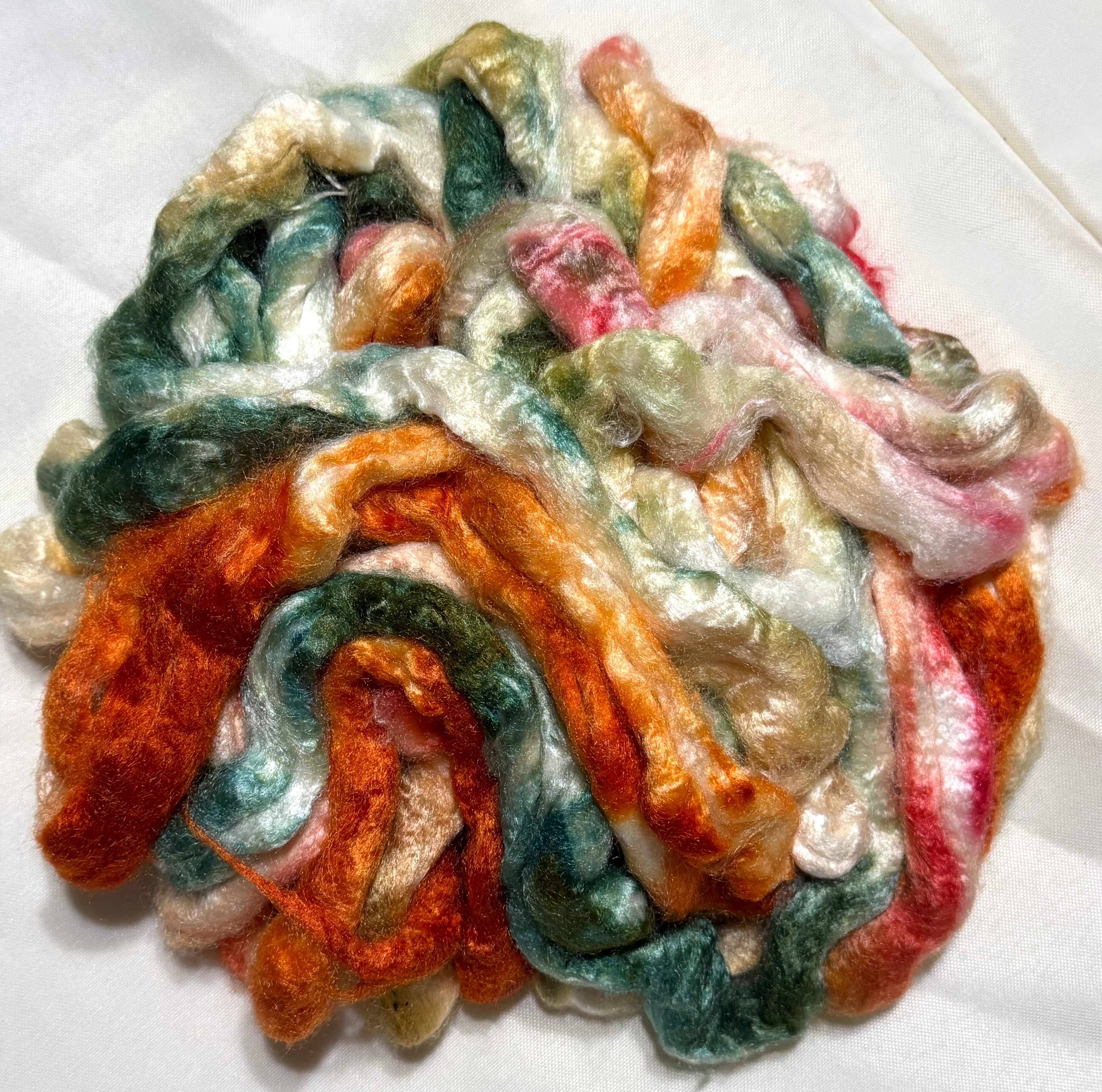 SONORAN SUNSET Tussah silk fiber