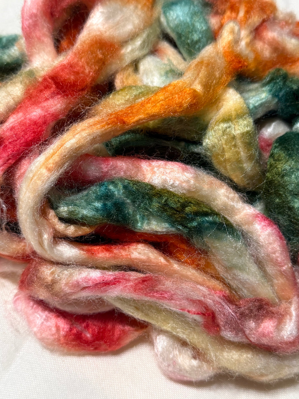 SONORAN SUNSET Tussah silk fiber